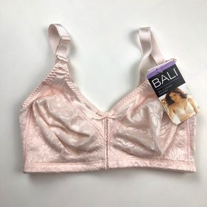 Bali Double Support Lace Wireless Full Coverage Bra, 34D, 3372